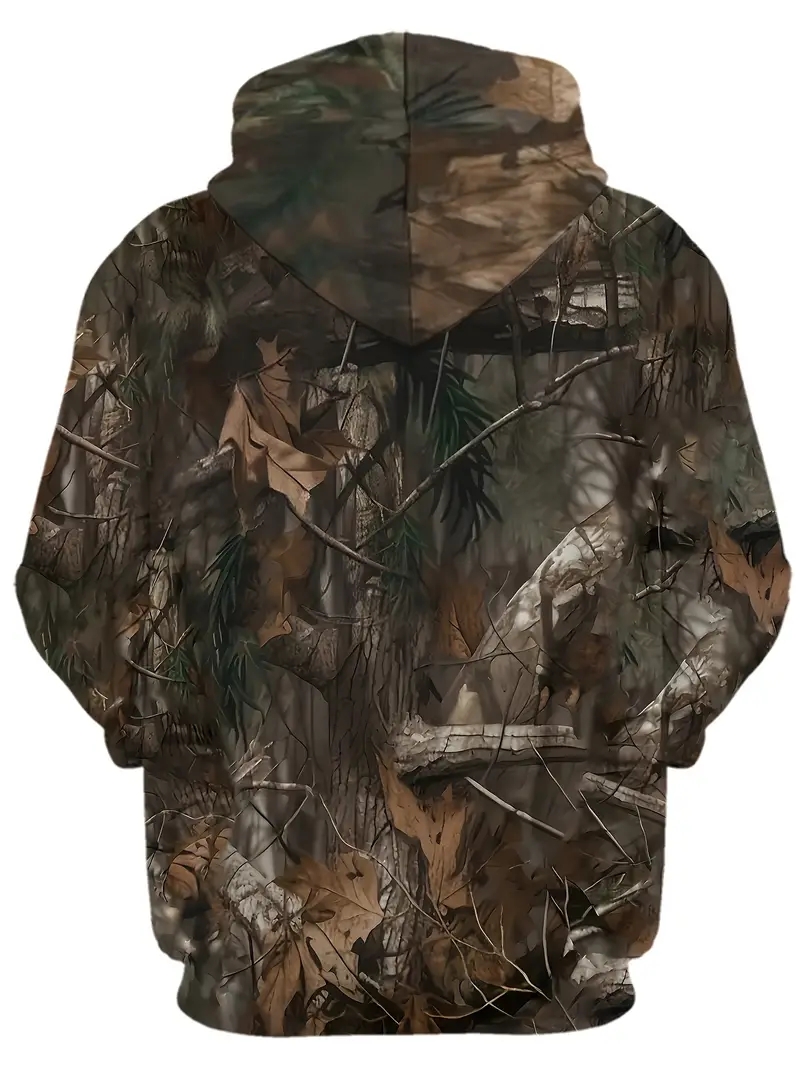 Real Tree Camo 3D Print Hoodie - огляд і ціна Outdoor Hunting Hoodie