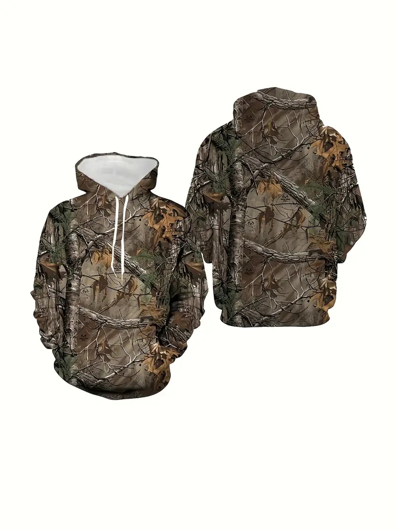 Real Tree Camo 3D Print Hoodie - огляд і ціна Outdoor Hunting Hoodie