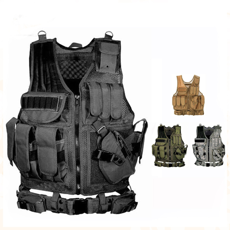 Adjustable Molle Tactical Vest - огляд і ціна Hunting Outdoor Jacket