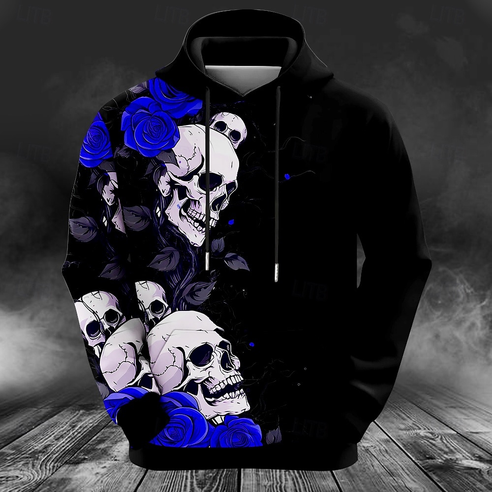 Men's Deer print Hoodie Sweats - огляд і ціна Outdoor Hunting Hoodie