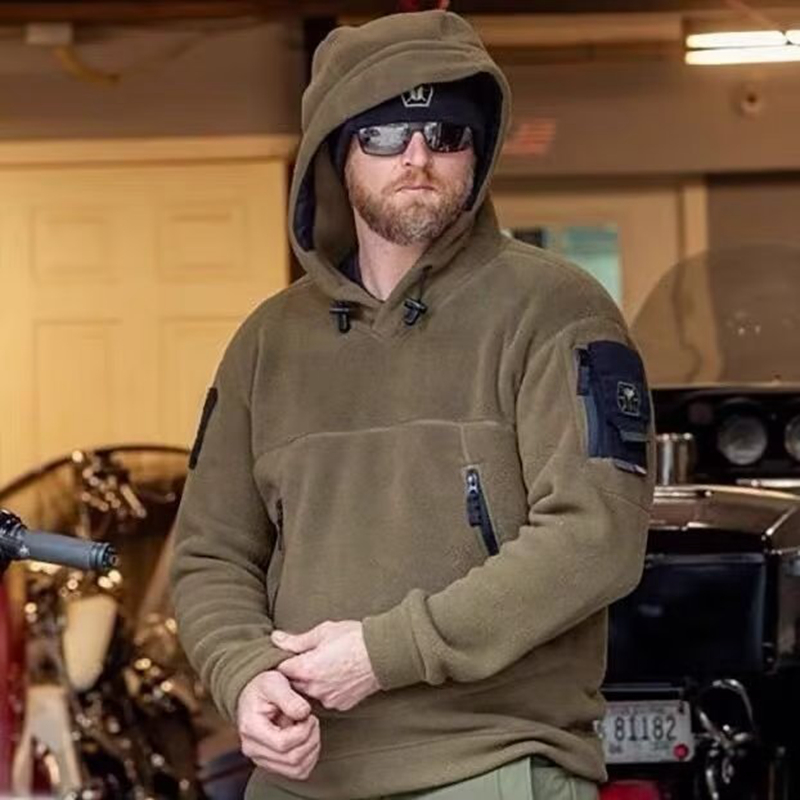 Men Winter Thermal Fleece Outd - огляд і ціна Outdoor Hunting Hoodie