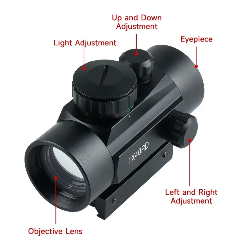 Tactical 1X22X33 Red Dot Sight - огляд і ціна Crossbow Scope Sight