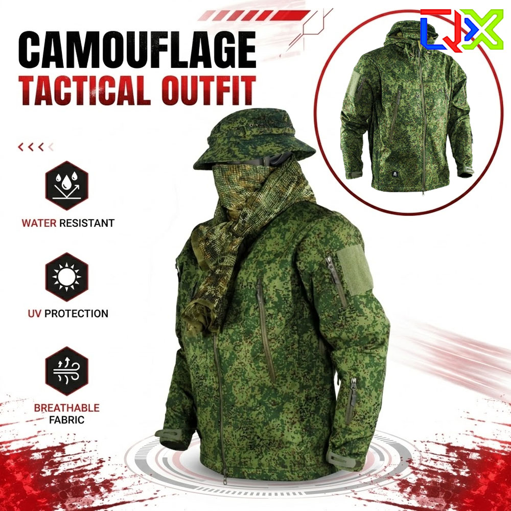 QX EMR Digital Flora Camo Tact - огляд і ціна Hunting Outdoor Jacket