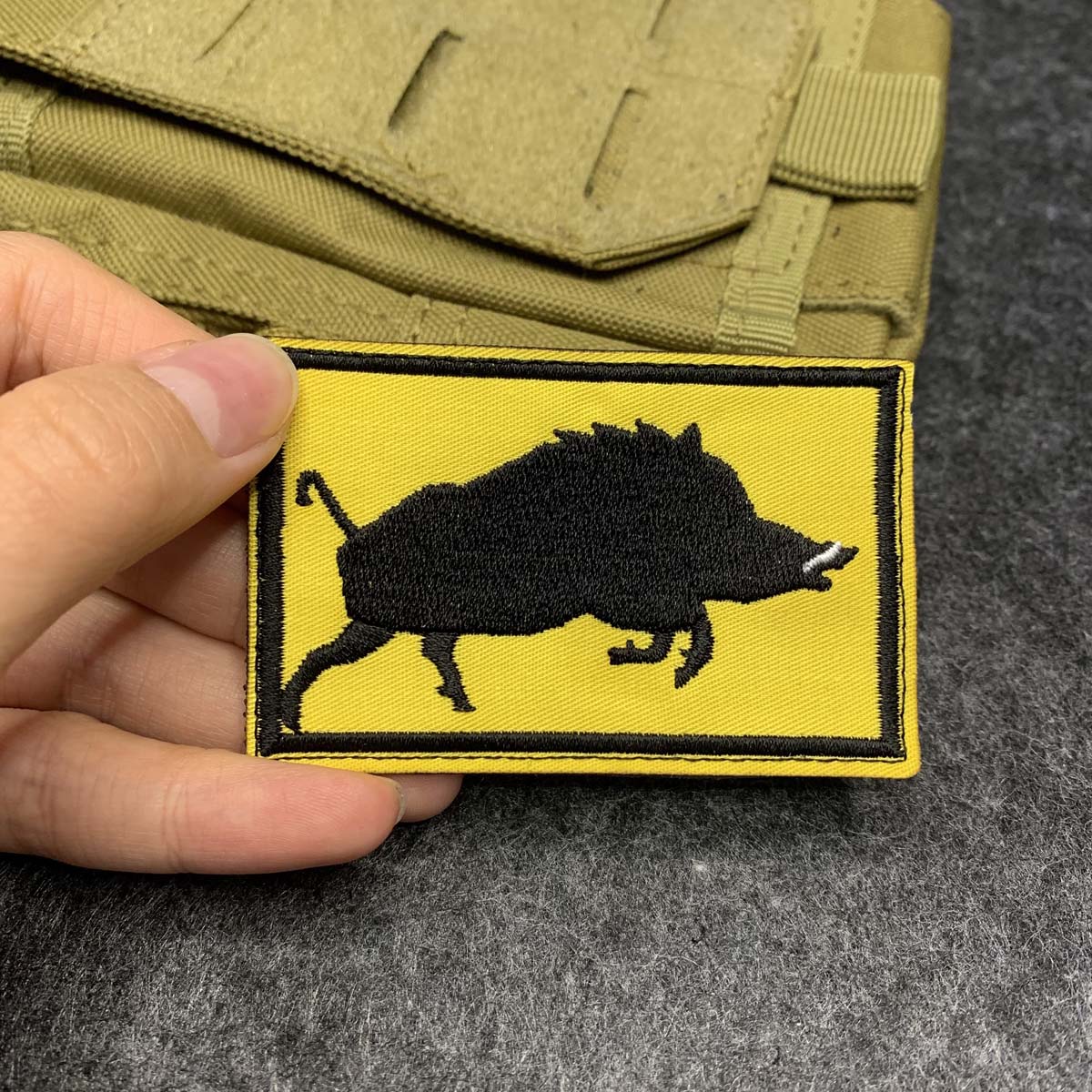 Wild Boar Silhouette Embroider - огляд і ціна Outdoor Hunting Pictures