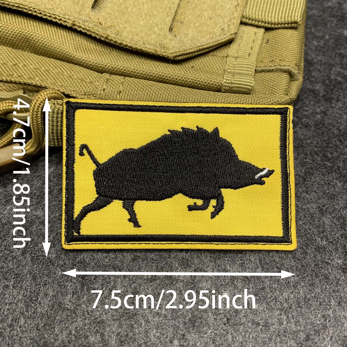 Wild Boar Silhouette Embroider - огляд і ціна Outdoor Hunting Pictures