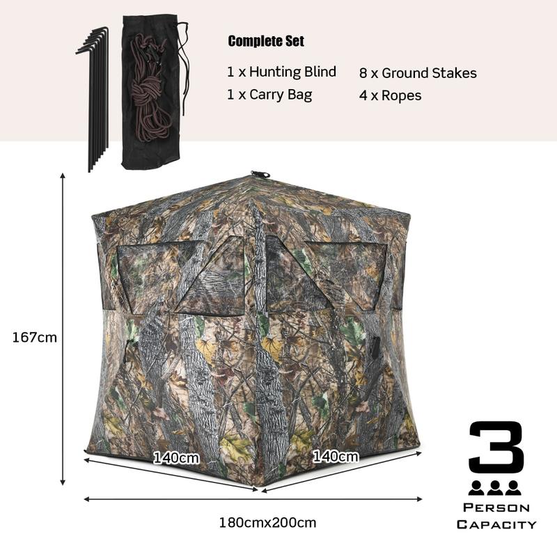 Portable Hunting Blind with Gr - огляд і ціна Hunting Outdoor
