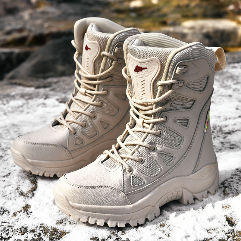 Plushed Winter Outdoor Hiking  - огляд і ціна Outdoor Hunting Boots For Men