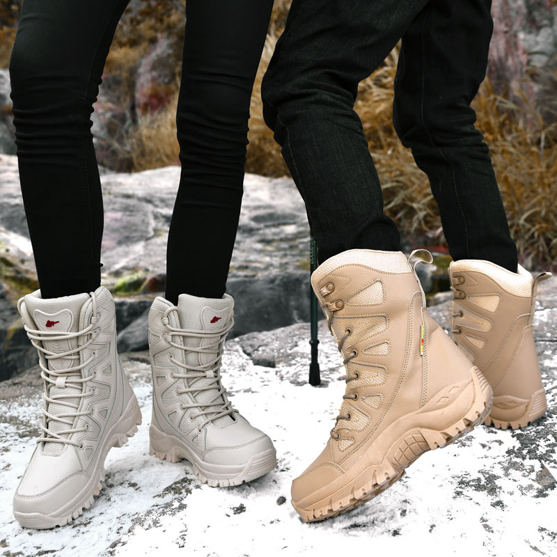 Plushed Winter Outdoor Hiking  - огляд і ціна Outdoor Hunting Boots For Men