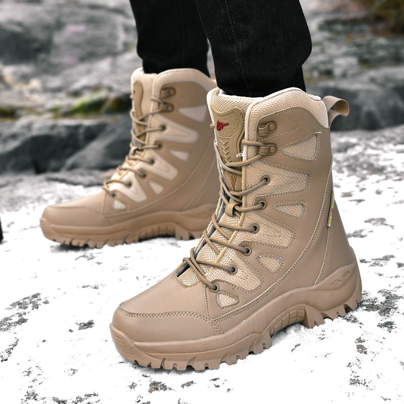 Plushed Winter Outdoor Hiking  - огляд і ціна Outdoor Hunting Boots For Men