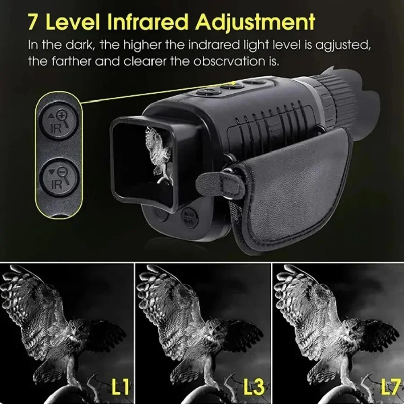 5X Zoom Digital Monocular Infr - огляд і ціна Outdoor Hunting Digital Night Vision