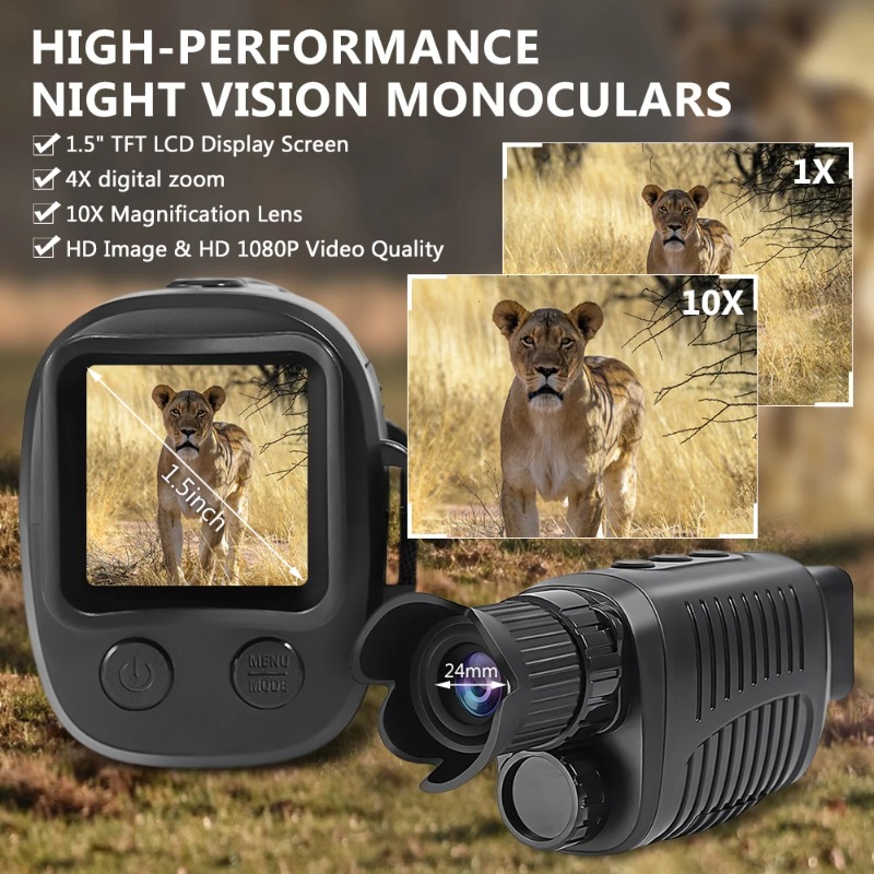 5X Zoom Digital Monocular Infr - огляд і ціна Outdoor Hunting Digital Night Vision