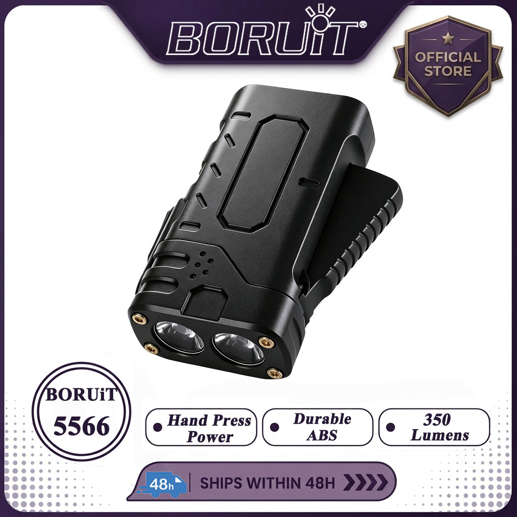 BORUIiT Hand Crank EDC LED Fla - огляд і ціна Hunting Fishing Outdoor