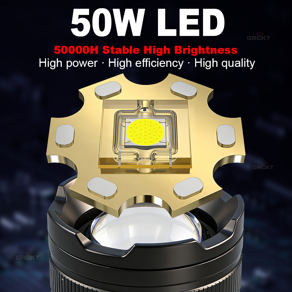 80000CD Most Powerful LED Flas - огляд і ціна Hunting Fishing Outdoor