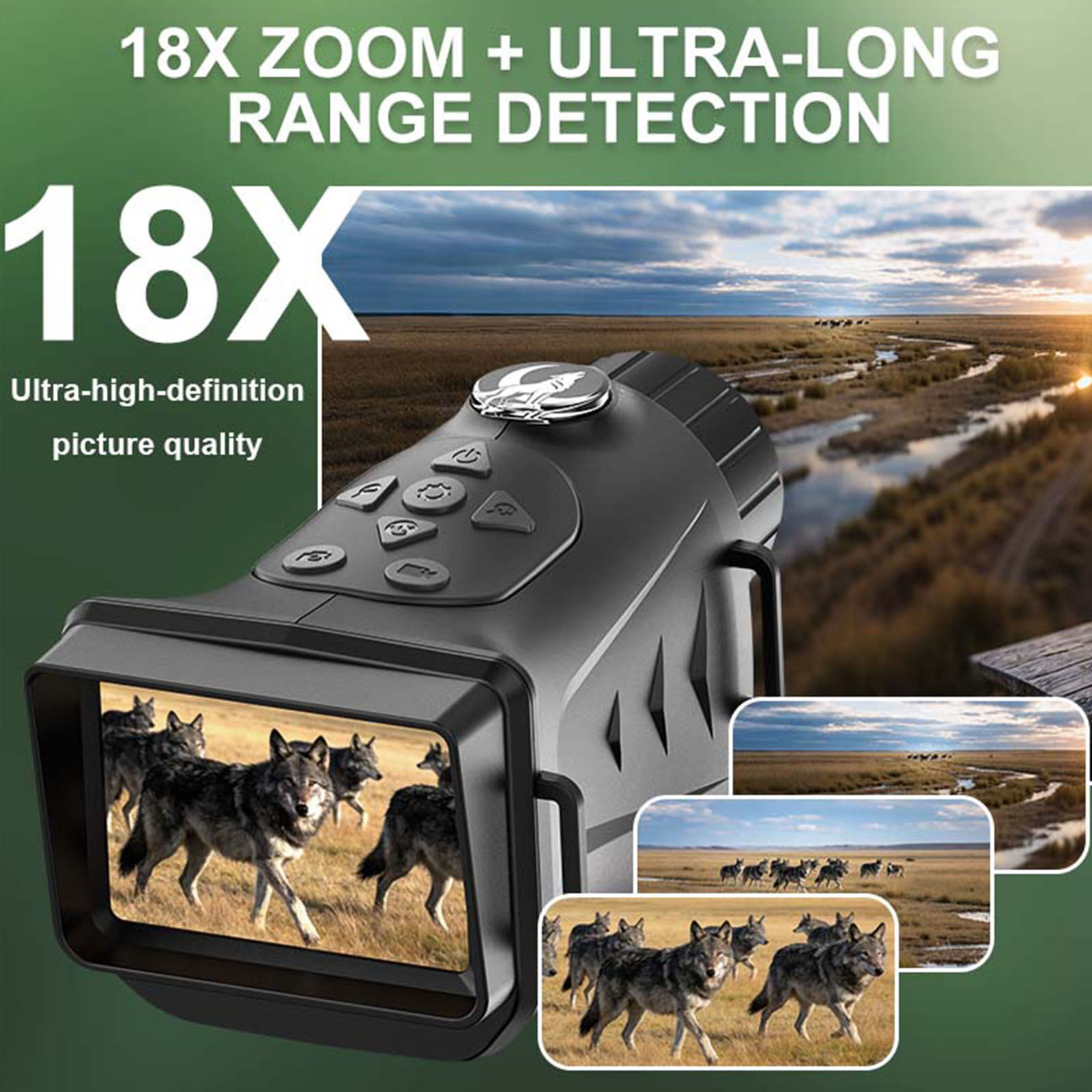 4K Infrared Night Visions Devi - огляд і ціна Outdoor Hunting Digital Night Vision