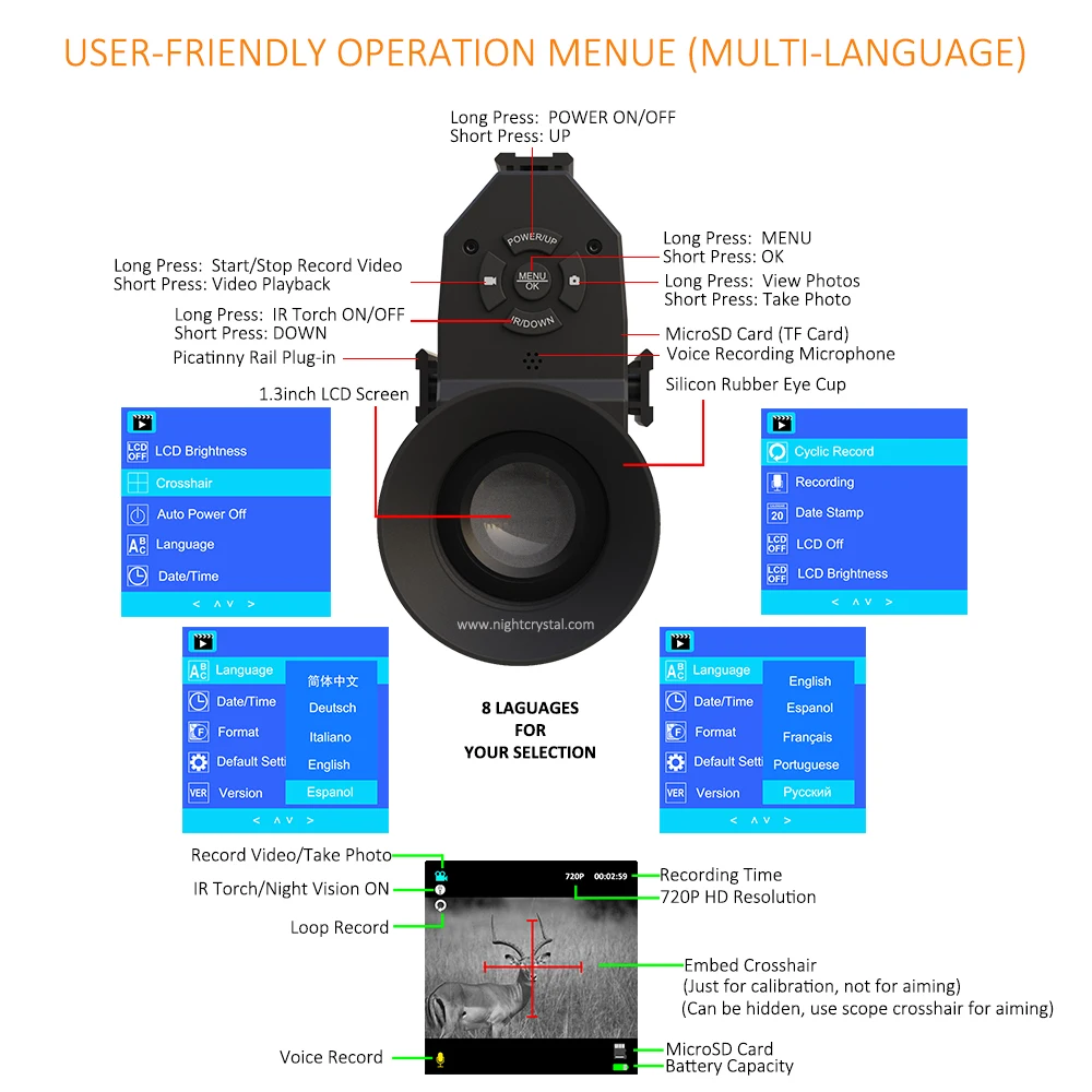 Megaorei 3B NK007s Military Ni - огляд і ціна Crossbow Scope Sight