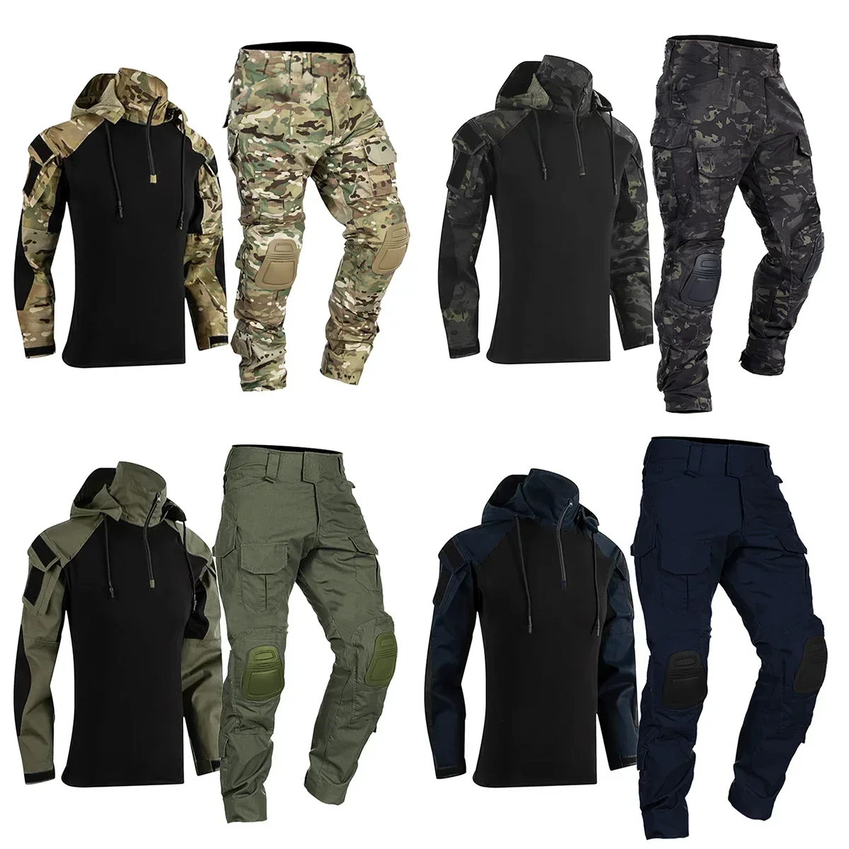 Men Tactical Uniform Milit Out - огляд і ціна Outdoor Hunting Hoodie